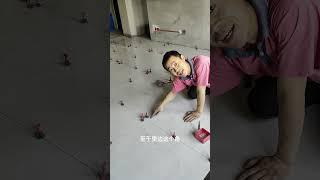 这样能避免瓷砖边角空鼓！#铺砖技巧 #施工现场实拍 #贴砖技巧 #装修 #贴砖