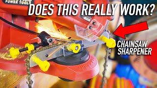 Does This Really Work? Chainsaw Sharpener From Harbor Freight