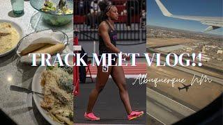 D1 TRACK MEET VLOG | full meet experience, grwm + more