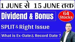 Top 64 Bonus, Split & Dividend Stocks In 2025 | Bonus Shares 2025 | VBL I larsen & toubro I TATA