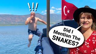 Dalyan Boat Trip - Lakes, Markets And Turkish Mud Baths (Mel’s On Snake Watch!!!)