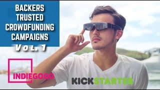 Gizmo Hub | BACKERS TRUSTED CROWDFUNDING CAMPAIGNS ON KICKSTARTER & INDIEGOGO - VOL. 1