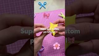 Easy Air-Dry Clay Pins #diy#craft#handmade#airdryclay#clay#claydiy#claycraft