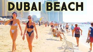 Dubai Beach Walk |4K| JBR , Marina Beach Dubai Summer 2022 