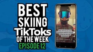 INSANE SKI TRICKS, SKI MEMES & MORE! Best Skiing / Snowboarding TikToks of the Week (Episode 12)