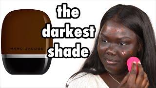 Marc Jacobs Shameless Foundation Review || Nyma Tang #thedarkestshade