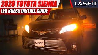 2020 Toyota Sienna | How to install LED headlight bulb backup light turn signals