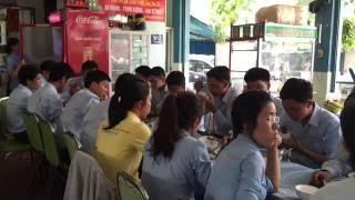 Công ty CP Chính Thắng (CHITHACONST) - Bữa cơm trưa hàng ngày của Anh Chị Em Cán bộ Văn phòng.