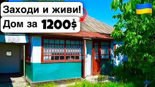  Заходи и живи! Дом в селе за 1200$ Продажа недвижимости за копейки! Всё есть Уютное тихое село!