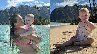 The BEST beach for babies on O'ahu (Hawaii VLOG)