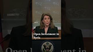 Ending U.S. Sanctions on Syria