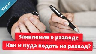 Заявление о разводе. Как и куда подать на развод? Развестись в разных городах. ЗАГС, или иск в суд?