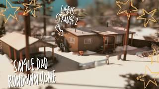 Single Dad Rundown Home (Life is Strange 2, Eriksen House) || Sims 4 Speed Build || CC Links