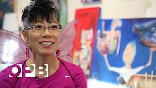 What is an Intuitive Painter? | Oregon artist Samyak Yamauchi | OPB