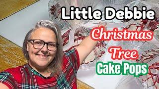 Easy Fun Christmas Treats || Little Debbie Christmas Tree Cake Pops || Bonus Video!!