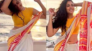 Faria Abdullah Gorgeous Looks In Saree | Faria Abdullah Latest Video | Daily Culture