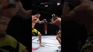 UFC 4 BROKEN NECK KO! #shorts #ufc4 #ufc #easports #easportsufc4