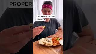 Do you eat INDIAN food with your hands?️|How to eat Indian food properly(throwback)|CHEFKOUDY