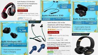 Best Boat Earbuds & Headphones During Flipkart And Amazon Sale 2021 | #sale2021 #boat |