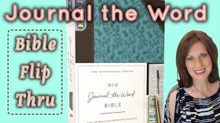 Journal the Word Bible for Journaling Flip Through