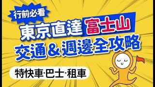 富士山&週邊最完整攻略：東京近郊自助交通＆自駕超簡單｜打卡景點ｘ河口湖排行程｜TOYOTA Rent a Car租車玩透透｜日本旅遊攻略MOOK玩什麼