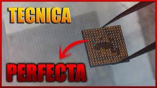 Esta es la tecnica para hacer un reballing Perfecto!