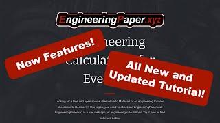 EngineeringPaper.xyz Quick Tutorial (New and Updated!)