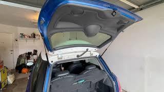 2006 MINI Cooper S (R53):  Replacing the rear hatch (aka: boot lid) support struts