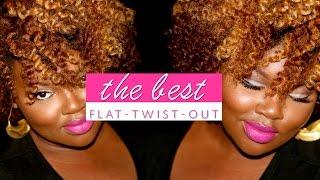 THE BEST FLAT-TWIST-OUT EVER! | CharyJay