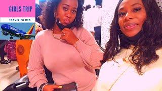 GIRLS TRIP|| TRAVELING TO USA VLOG || Shawee and Zan