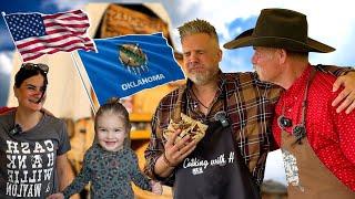 KENT ROLLINS Shows Brits Outdoor Cooking | (ft @CowboyKentRollins )