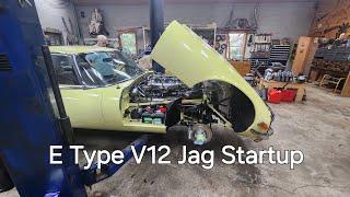 V12 E Type Jag Startup #v12 #jaguar #automobile #driving #etype #autorepair