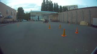 Gymkhana GP 2018 stage4 / Front slick test on CB400 ;))