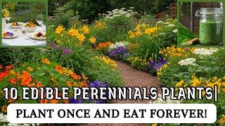 10 Perennials That Are Edible and Worth Planting | You Will Love It!