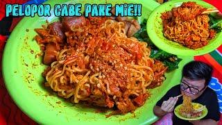 PEDAS EXTREME!! MAKAN MIE ABANG ADEK LEVEL 100 CABE RAWIT...