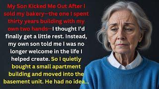 My son kicked me out after I sold my shop—he didn’t know I bought the building he lives in