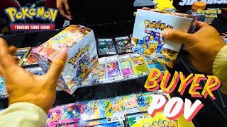 6 HOURS AND $6000 LATER | CardAttic Card Show | #pokemon #cardshow #buyer #vendor #POV