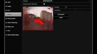 Motion detection Hikvision