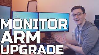 Monitor Arm Upgrade - Dual 1440p 165Hz Monitors - TechteamGB