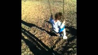 Lilly, Triston & Mark playing at the park