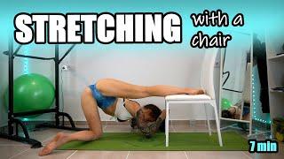 STRETCHING with a chair // ENGLISH