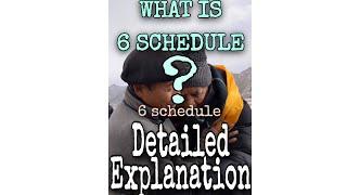 DETAILED EXPLANATION OF 6 Schedule  by a Ladakhi teacher #6schedule4ladakh