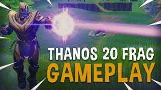 Thanos 20 Frag Gameplay - Fortnite Battle Royale - Ninja