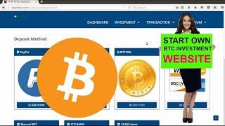 How to Create Fake bitcoin Investment Website [Tutorial]