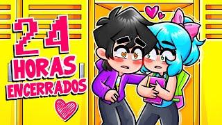 24 HORAS ENCERRADOS en los CASILLEROS CON MI NOVIA en MINECRAFT!   AYUDA  SRJUANCHO MINECRAFT