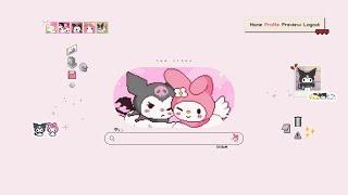 Sanrio Intro+Outro+Endscreen Template | Free | My Melody | Kuromi | Surrealhills.