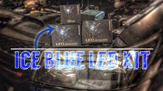 2017 Dodge Journey ICE BLUE 8000K Headlight Install | Before & After