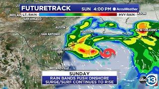 Tropical Storm Beta's rain impacts begin today