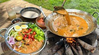 LAKSA UTARA DAPUR KAYU | Confirm makan BeRTAMBAH TAMBAH  ️️