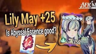 +25 Lily May!!! We use my ABYSSAL ESSENCE!!! - AFK Journey